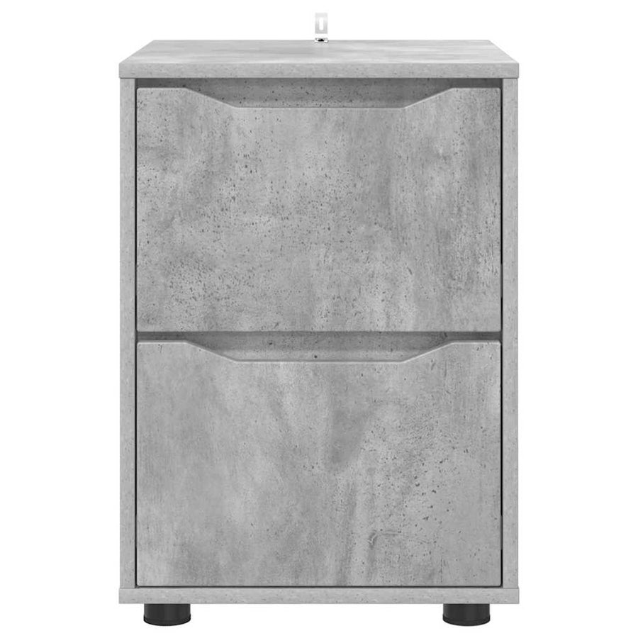 Opbergkast Beton Grijs 40 x 48 x 57 cm Bewerkt hout