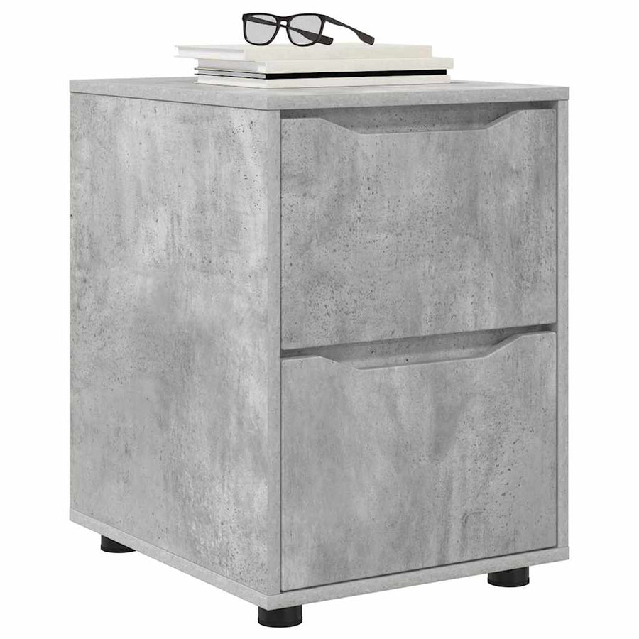 Opbergkast Beton Grijs 40 x 48 x 57 cm Bewerkt hout