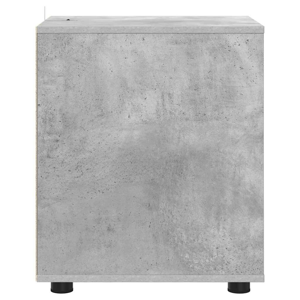 Opbergkast Beton Grijs 40 x 48 x 57 cm Bewerkt hout
