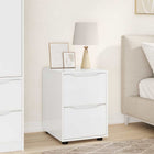 Storage Cabinet High Gloss White 40 x 48 x 57 cm Engineered Wood