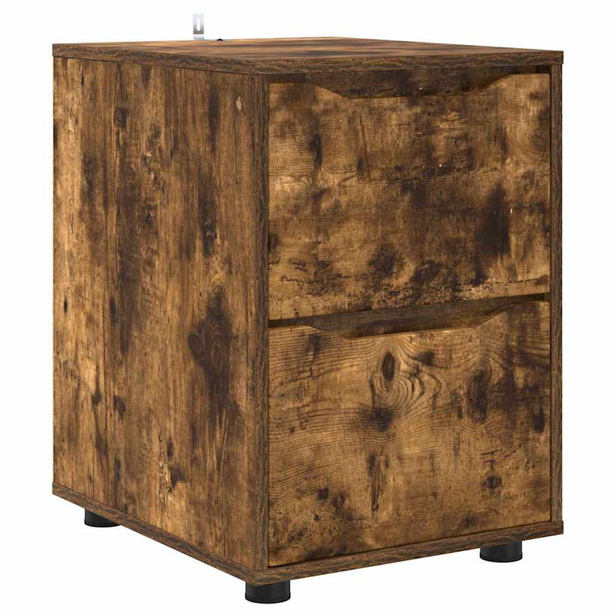 Opbergkast Gerookt eiken 40 x 48 x 57 cm Bewerkt hout