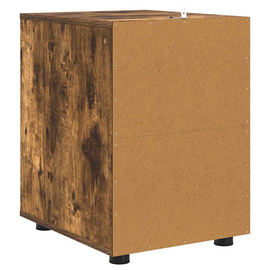 Opbergkast Gerookt eiken 40 x 48 x 57 cm Bewerkt hout