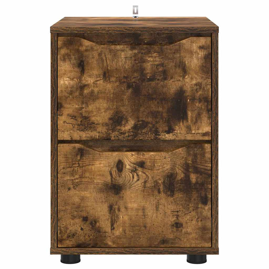 Opbergkast Gerookt eiken 40 x 48 x 57 cm Bewerkt hout