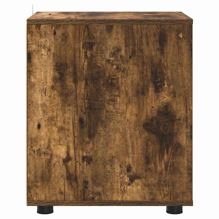 Opbergkast Gerookt eiken 40 x 48 x 57 cm Bewerkt hout