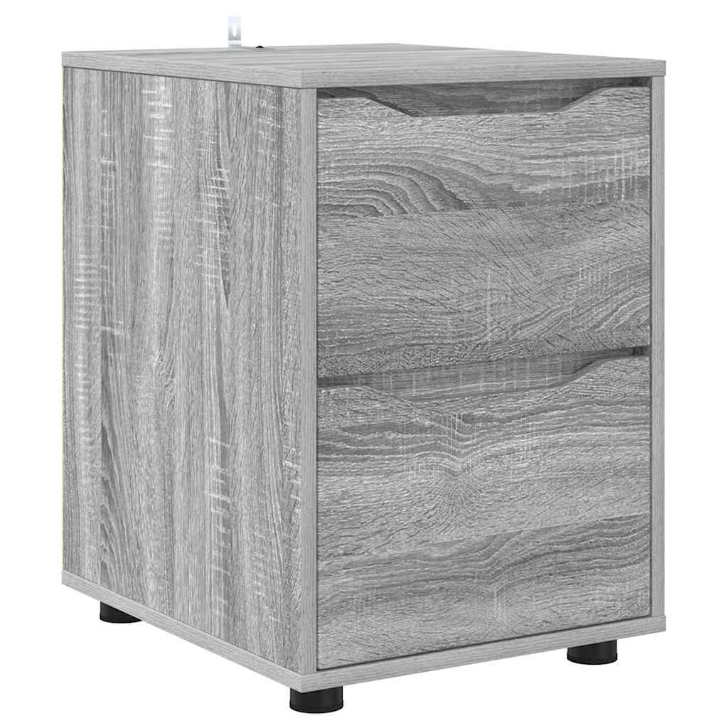 Opbergkast Grijs Sonoma 40 x 48 x 57 cm Bewerkt hout