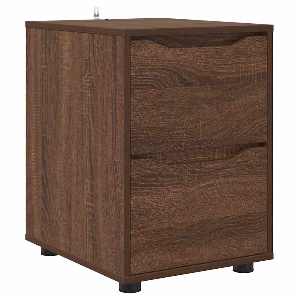 Opbergkast Bruin Eiken 40 x 48 x 57 cm Bewerkt hout