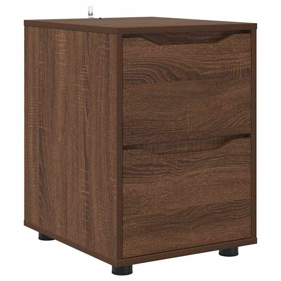Opbergkast Bruin Eiken 40 x 48 x 57 cm Bewerkt hout