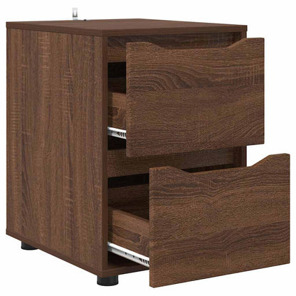 Opbergkast Bruin Eiken 40 x 48 x 57 cm Bewerkt hout