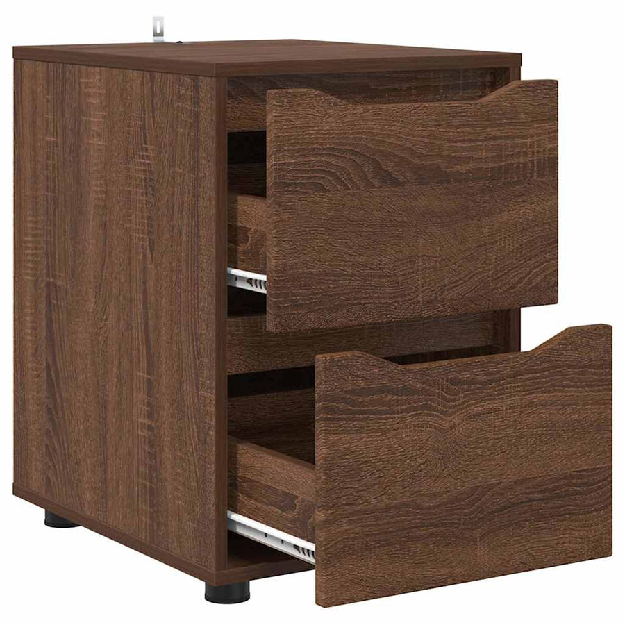 Opbergkast Bruin Eiken 40 x 48 x 57 cm Bewerkt hout