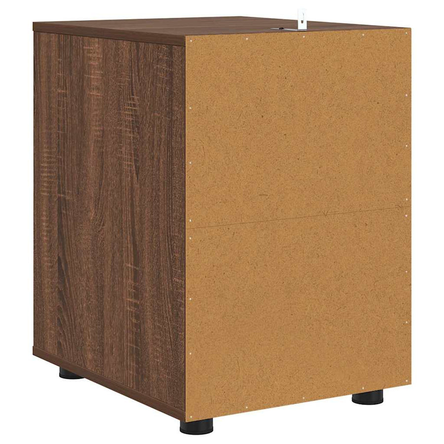 Opbergkast Bruin Eiken 40 x 48 x 57 cm Bewerkt hout