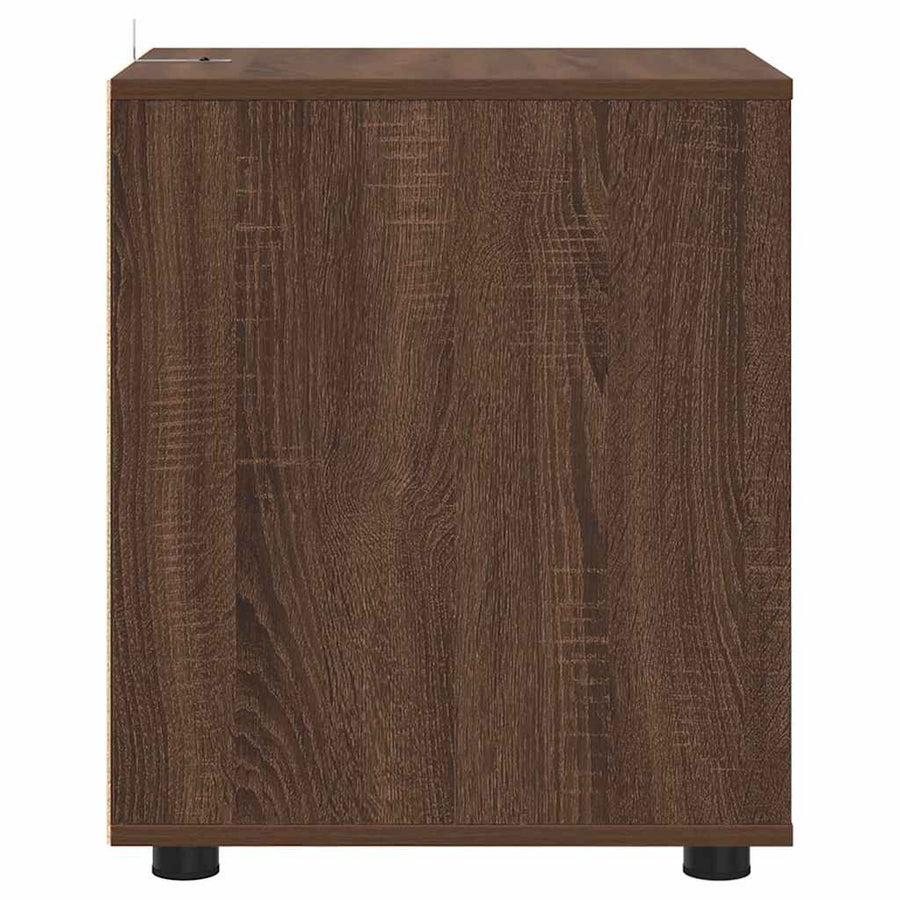 Opbergkast Bruin Eiken 40 x 48 x 57 cm Bewerkt hout