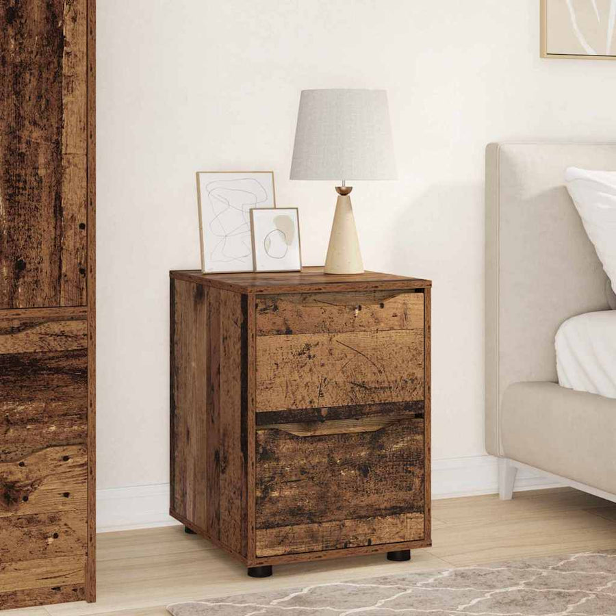 Opbergkast Oud Hout 40 x 48 x 57 cm Bewerkt hout