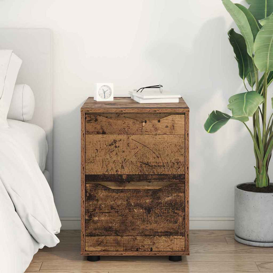 Opbergkast Oud Hout 40 x 48 x 57 cm Bewerkt hout
