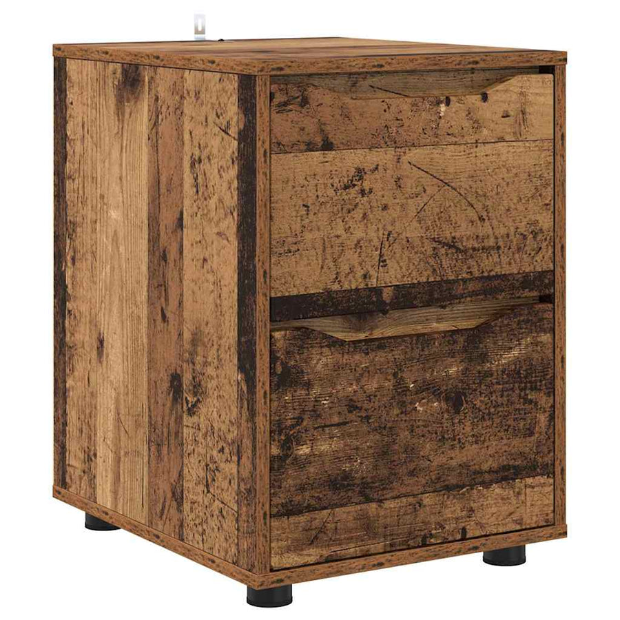 Opbergkast Oud Hout 40 x 48 x 57 cm Bewerkt hout