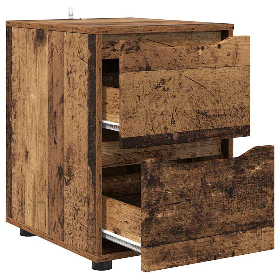 Opbergkast Oud Hout 40 x 48 x 57 cm Bewerkt hout