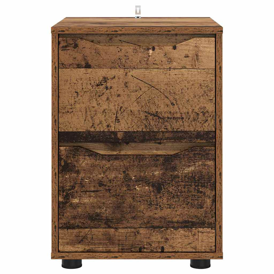Opbergkast Oud Hout 40 x 48 x 57 cm Bewerkt hout