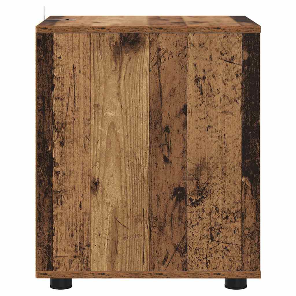 Opbergkast Oud Hout 40 x 48 x 57 cm Bewerkt hout