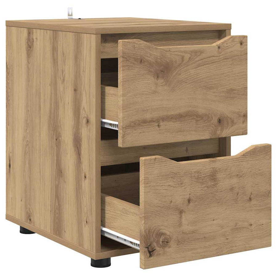 Opbergkast Artisan Eiken 40 x 48 x 57 cm Bewerkt hout