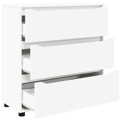 Opbergkast Wit 80 x 31 x 81 cm Bewerkt hout