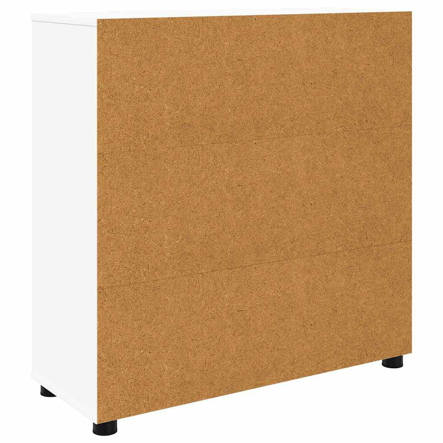 Opbergkast Wit 80 x 31 x 81 cm Bewerkt hout