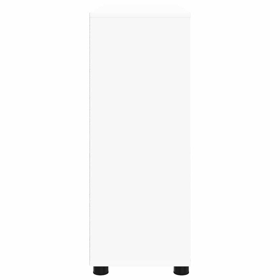 Opbergkast Wit 80 x 31 x 81 cm Bewerkt hout
