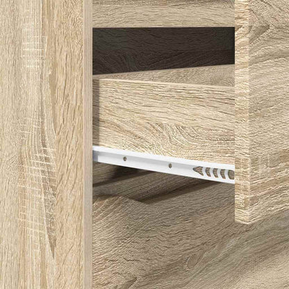 Opbergkast Sonoma Eiken 80 x 31 x 81 cm Bewerkt hout