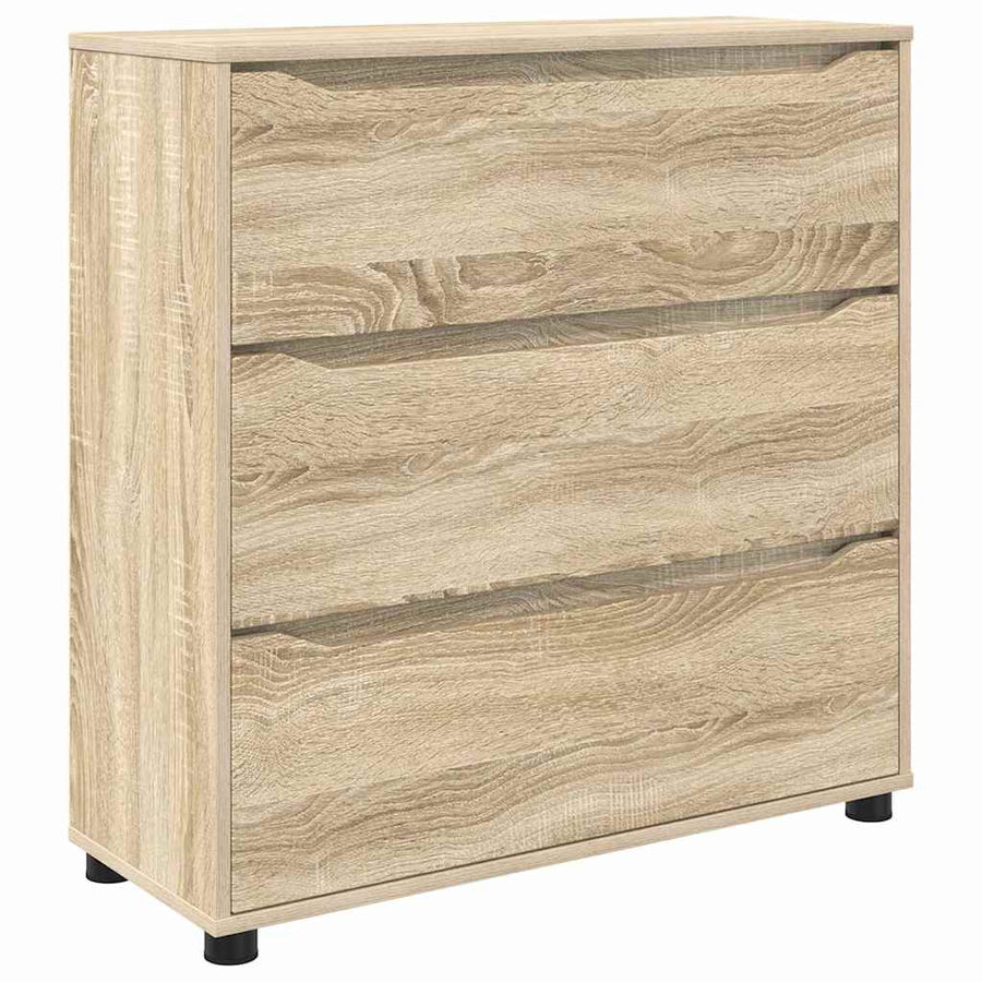 Opbergkast Sonoma Eiken 80 x 31 x 81 cm Bewerkt hout