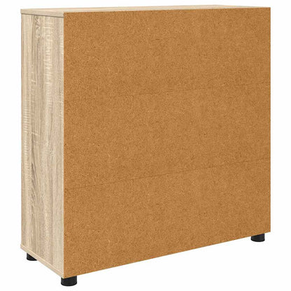Opbergkast Sonoma Eiken 80 x 31 x 81 cm Bewerkt hout