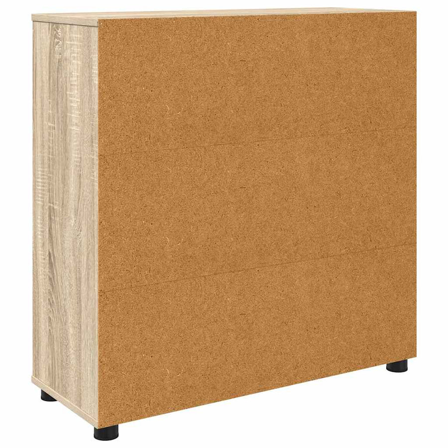 Opbergkast Sonoma Eiken 80 x 31 x 81 cm Bewerkt hout