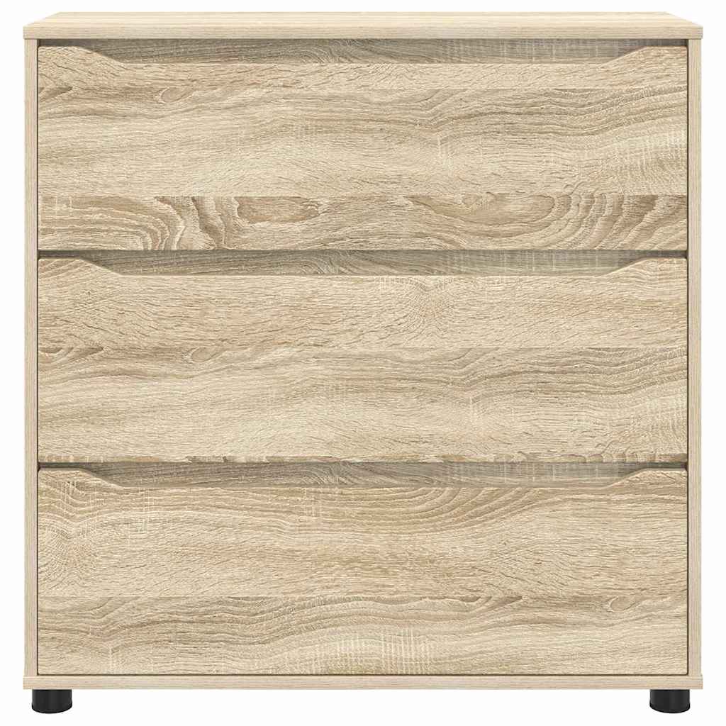 Opbergkast Sonoma Eiken 80 x 31 x 81 cm Bewerkt hout