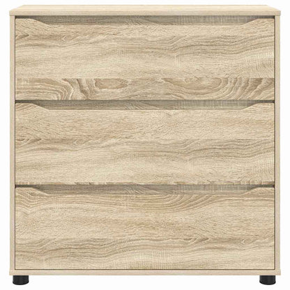 Opbergkast Sonoma Eiken 80 x 31 x 81 cm Bewerkt hout