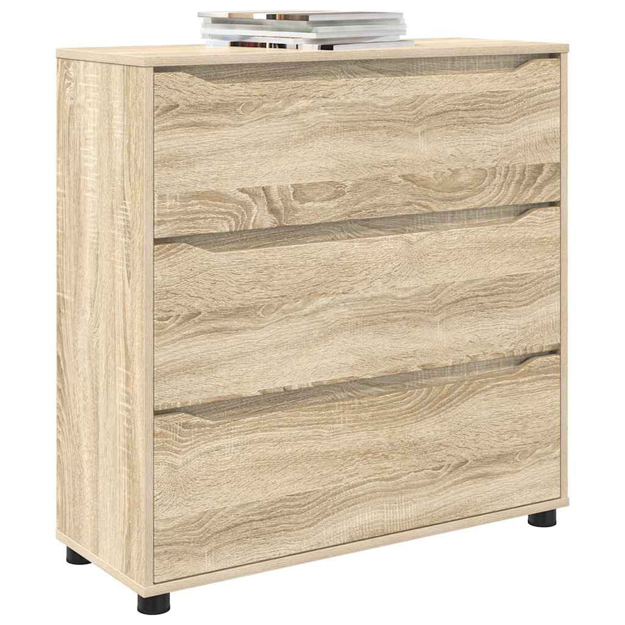 Opbergkast Sonoma Eiken 80 x 31 x 81 cm Bewerkt hout