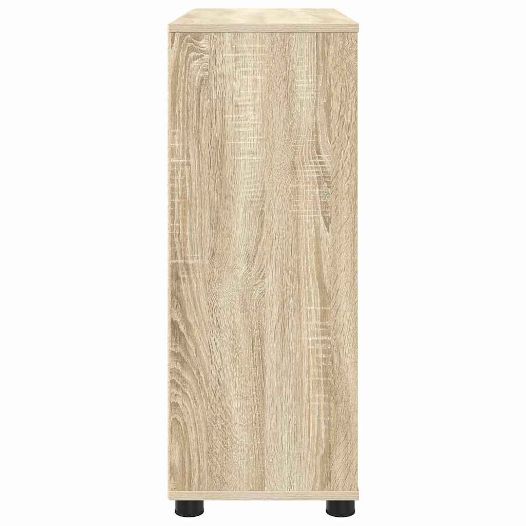 Opbergkast Sonoma Eiken 80 x 31 x 81 cm Bewerkt hout