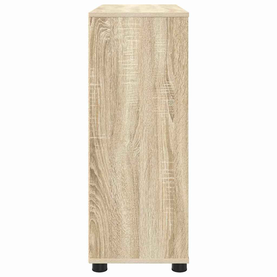 Opbergkast Sonoma Eiken 80 x 31 x 81 cm Bewerkt hout