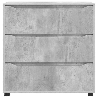 Opbergkast Beton Grijs 80 x 31 x 81 cm Bewerkt hout