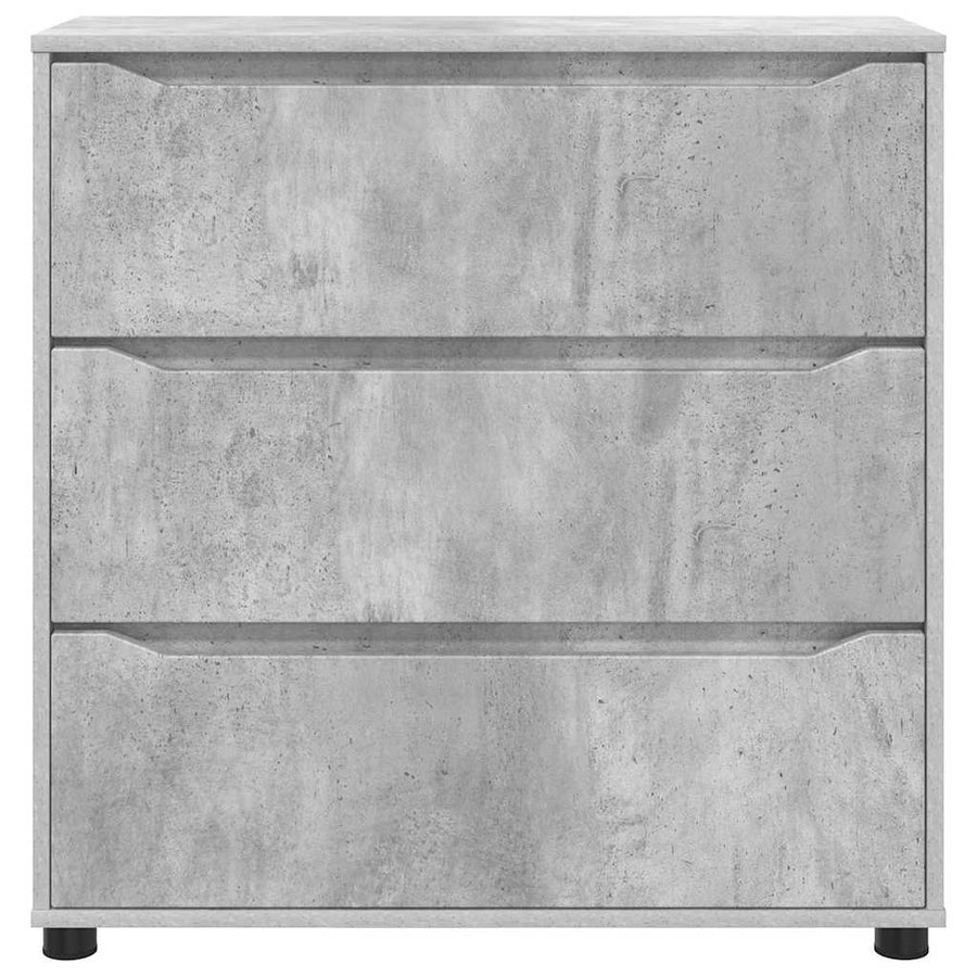 Opbergkast Beton Grijs 80 x 31 x 81 cm Bewerkt hout