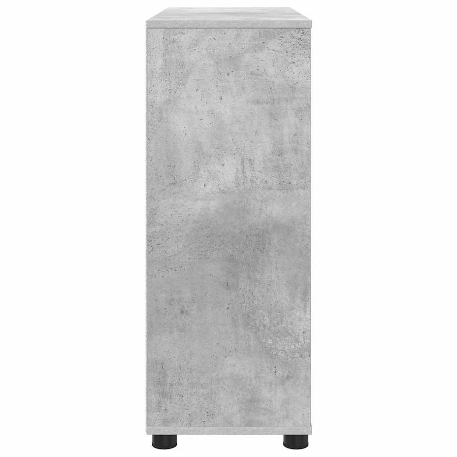 Opbergkast Beton Grijs 80 x 31 x 81 cm Bewerkt hout