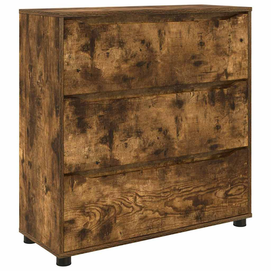 Opbergkast Gerookt eiken 80 x 31 x 81 cm Bewerkt hout