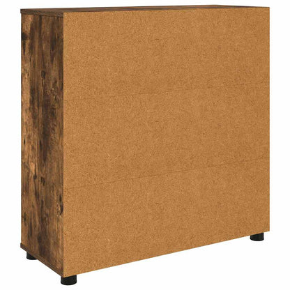Opbergkast Gerookt eiken 80 x 31 x 81 cm Bewerkt hout