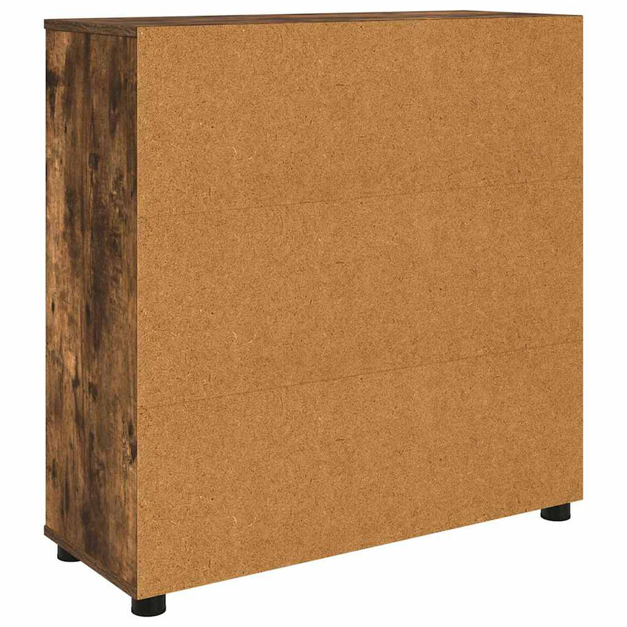 Opbergkast Gerookt eiken 80 x 31 x 81 cm Bewerkt hout