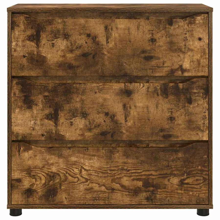 Opbergkast Gerookt eiken 80 x 31 x 81 cm Bewerkt hout