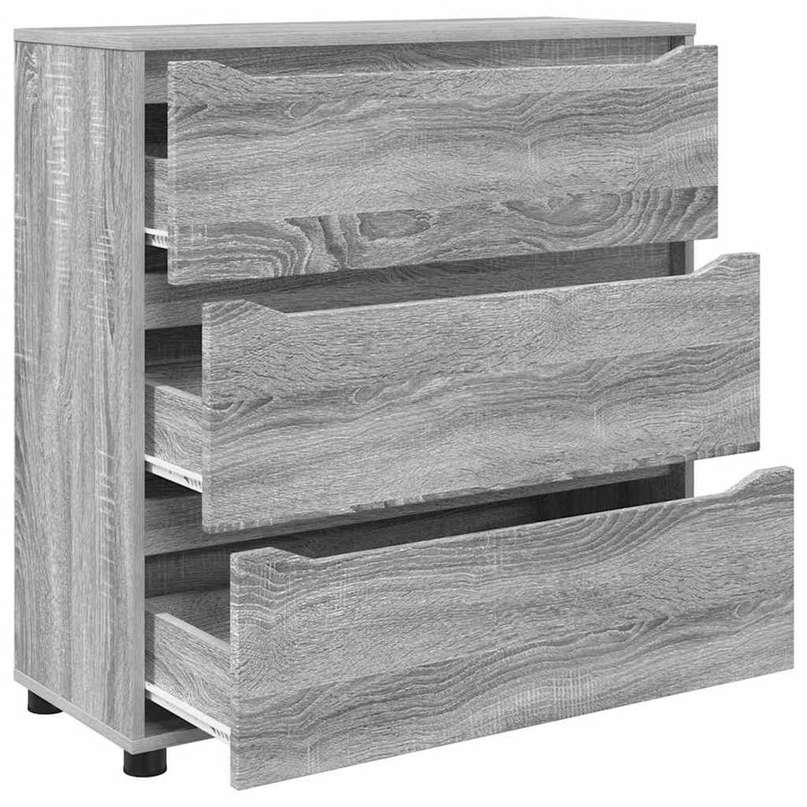 Opbergkast Grijs Sonoma 80 x 31 x 81 cm Bewerkt hout