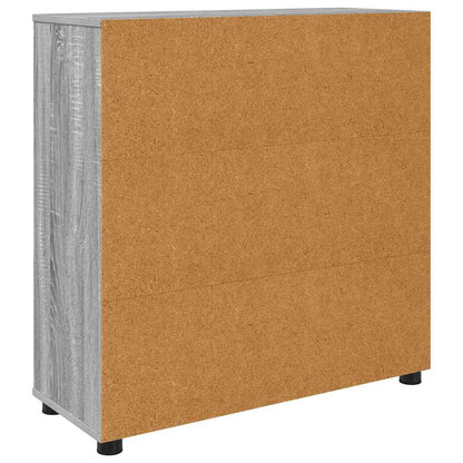 Opbergkast Grijs Sonoma 80 x 31 x 81 cm Bewerkt hout
