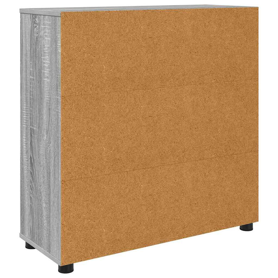 Opbergkast Grijs Sonoma 80 x 31 x 81 cm Bewerkt hout