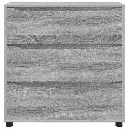 Opbergkast Grijs Sonoma 80 x 31 x 81 cm Bewerkt hout