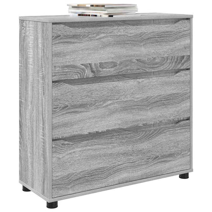 Opbergkast Grijs Sonoma 80 x 31 x 81 cm Bewerkt hout