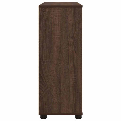 Opbergkast Bruin Eiken 80 x 31 x 81 cm Bewerkt hout