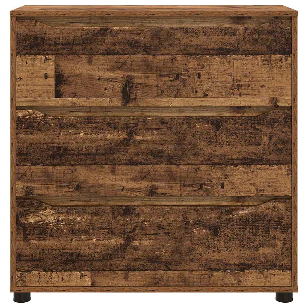 Opbergkast Oud Hout 80 x 31 x 81 cm Bewerkt hout