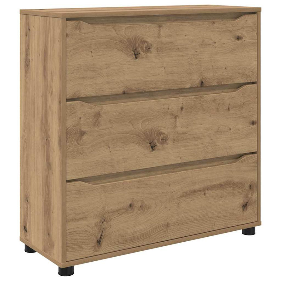 Opbergkast Artisan Eiken 80 x 31 x 81 cm Bewerkt hout