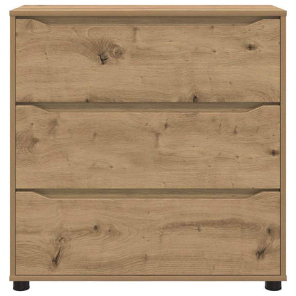 Opbergkast Artisan Eiken 80 x 31 x 81 cm Bewerkt hout